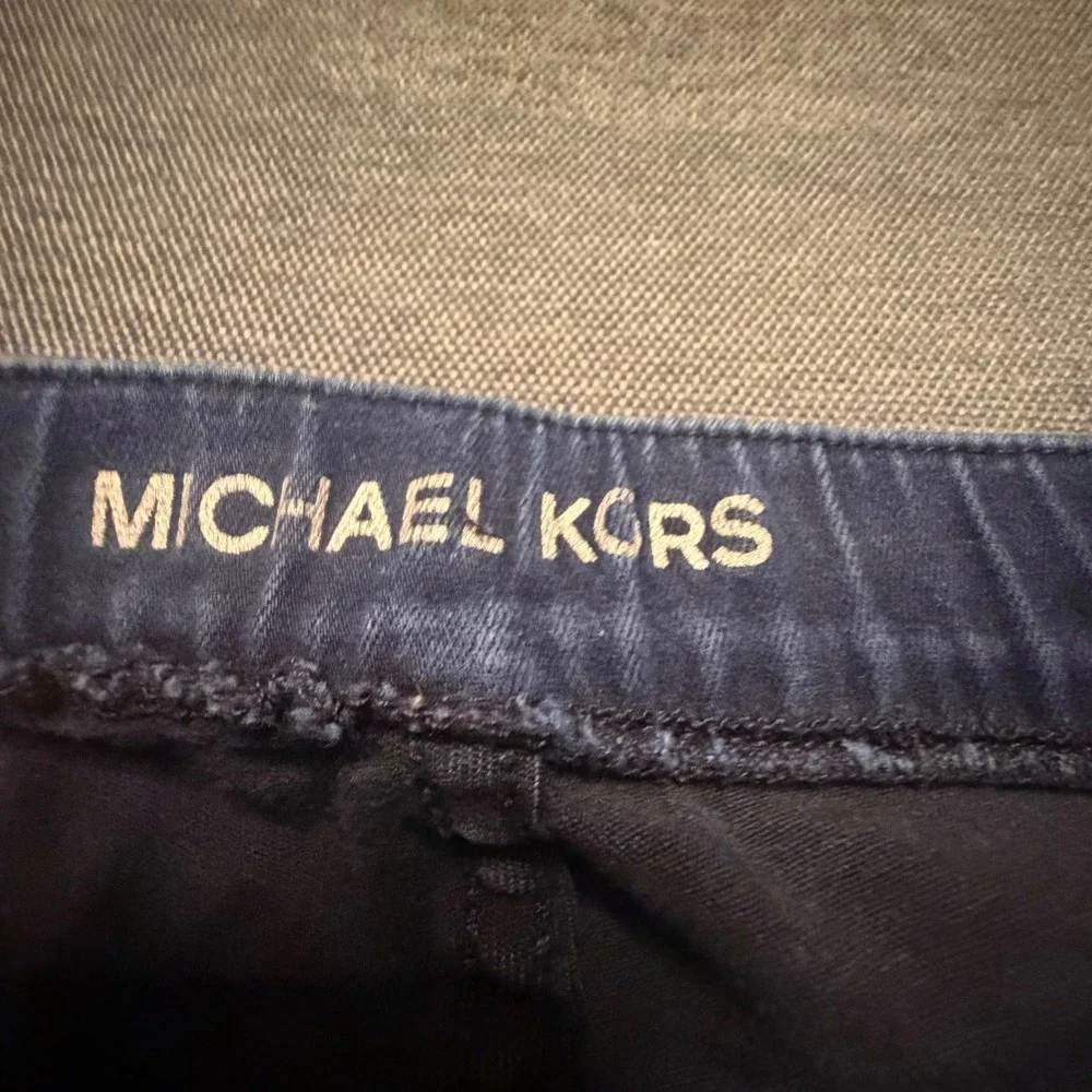Michael Kors Womens Skinny Jeggings Dark Wash Indigo Pull On Size 4